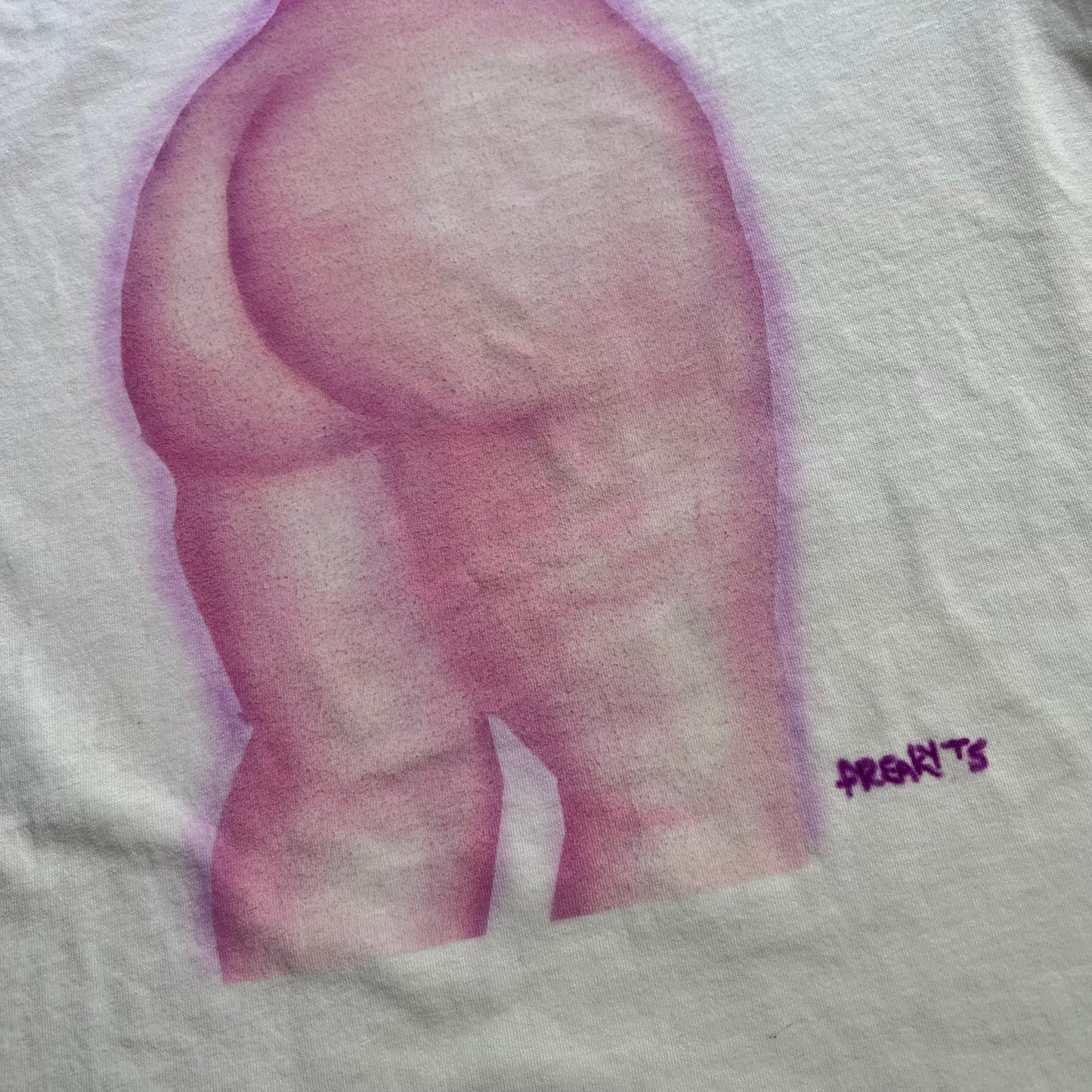 Pink Booty tee (M)