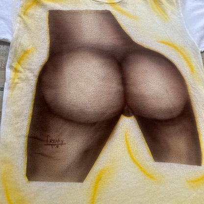 Yellow Booty tee (S)
