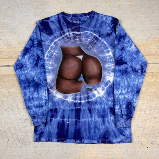 Tie Dye Booty Longsleeve tee (M)